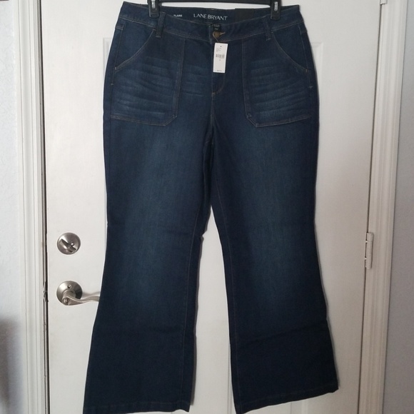 Lane Bryant Denim - Lane Bryant Mid Rise Flare Jeans